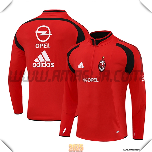 Tuta Calcio AC Milan Rosso/Nero 2025 2026