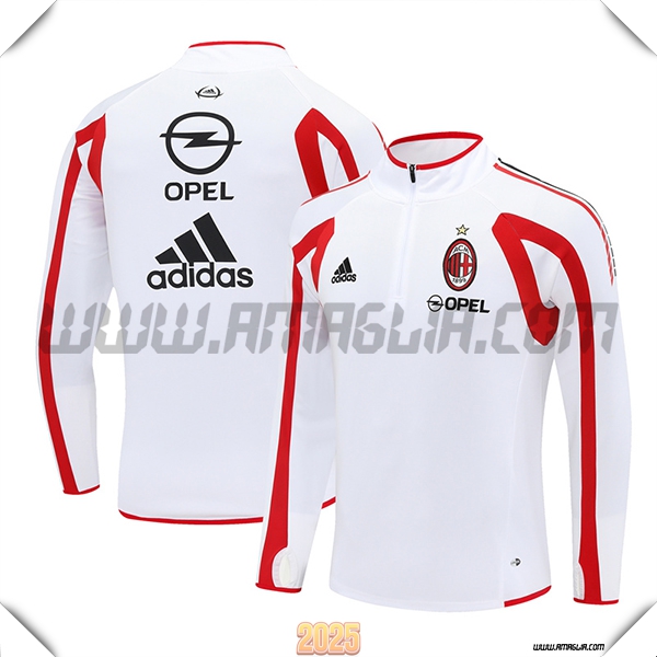 Tuta Calcio AC Milan Bianco/Rosso 2025 2026 -02