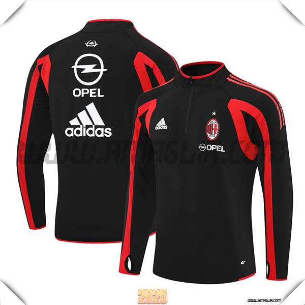 Tuta Calcio AC Milan Nero/Rosso 2025 2026 -02
