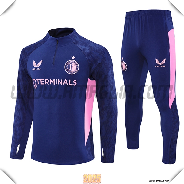Tuta Calcio Feyenoord viola/Rosa 2025 2026