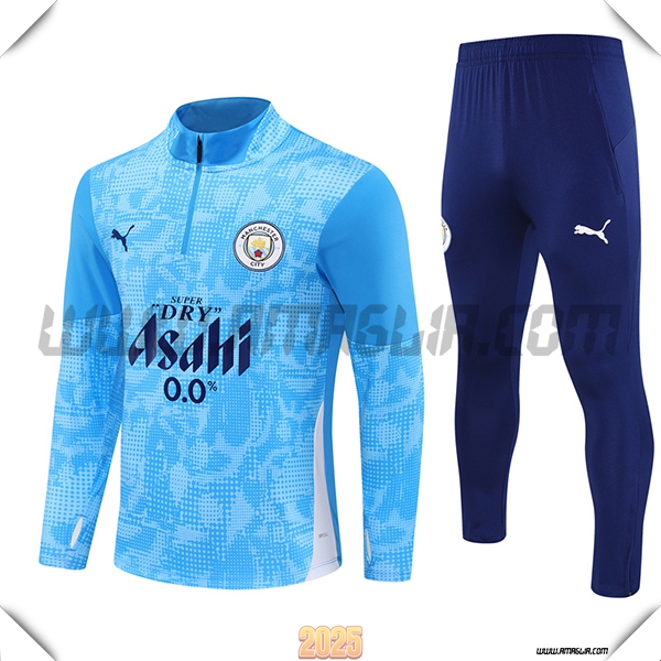 Tuta Calcio Manchester City Azzurro 2025 2026