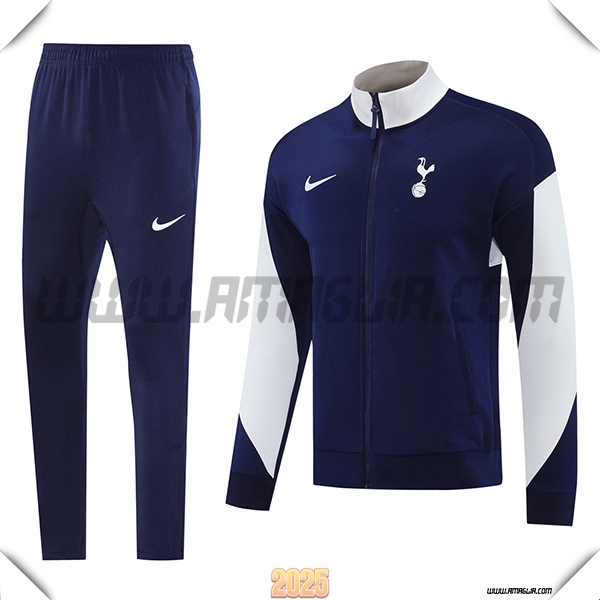 Tuta Calcio Giacca Tottenham Hotspur Blu Reale 2025 2026