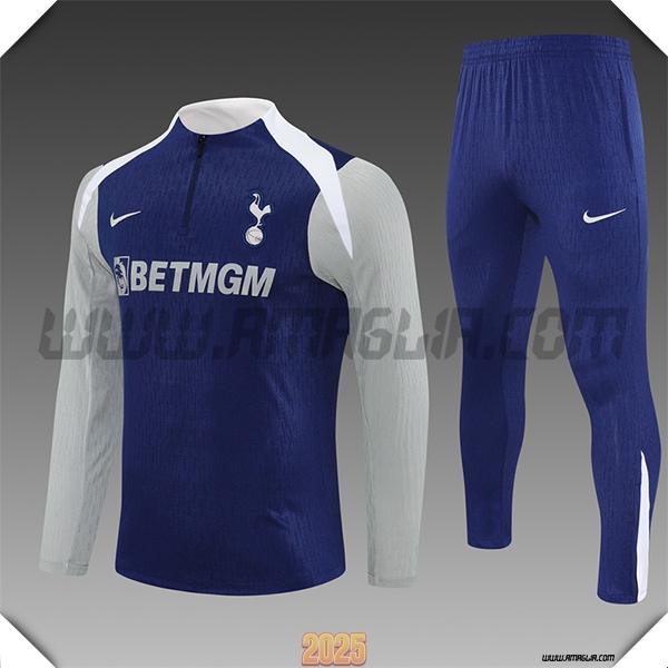 Tuta Calcio Tottenham Hotspur Bambino Blu/Grigio/Bianco 2025 2026