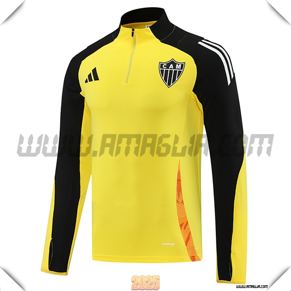 Felpa Allenamento Atletico Mineiro Giallo/Nero 2025 2026
