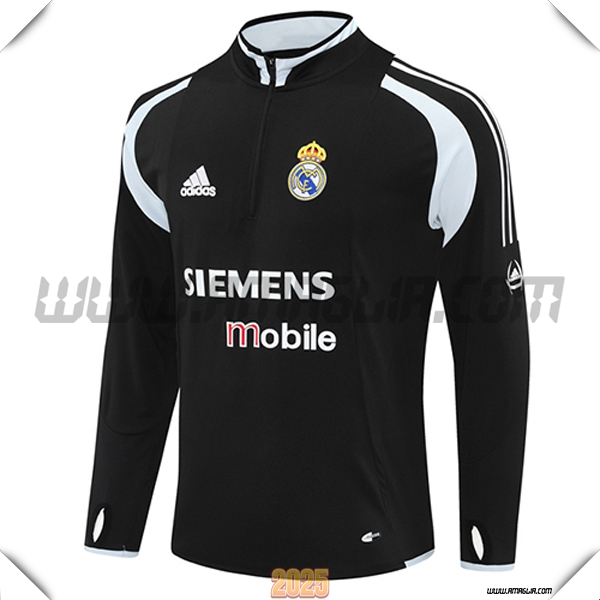 Felpa Allenamento Real Madrid Nero/Grigio 2025 2026 -02