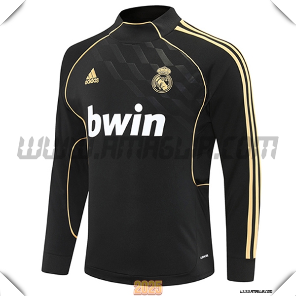 Felpa Allenamento Real Madrid Nero/Giallo 2025 2026