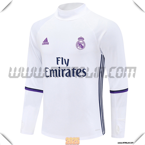 Felpa Allenamento Real Madrid Bianco/viola 2025 2026 -02