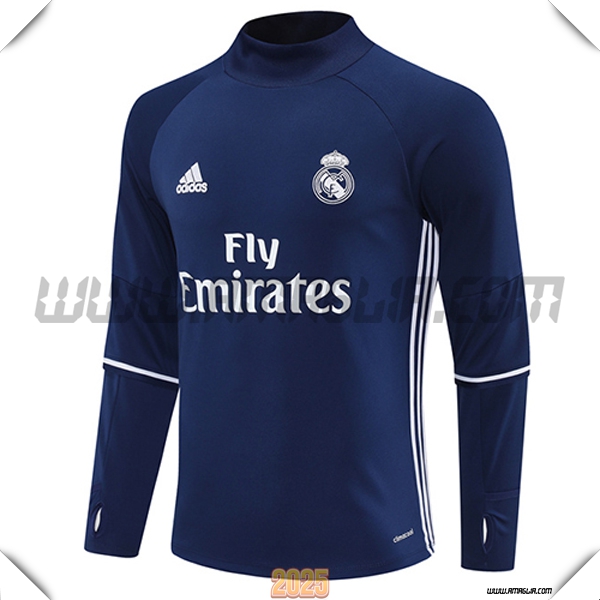 Felpa Allenamento Real Madrid Blu Reale 2025 2026 -04