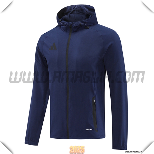 Giacca Con Cappuccio Adidas Blu Reale 2025 2026