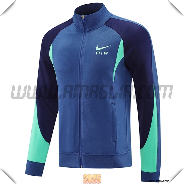 Giacca Calcio Nike Blu/Verde 2025 2026 -02