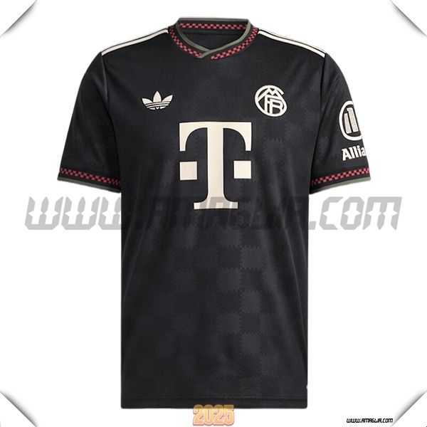 Nuovo Maglia da Bayern Monaco Champions League 2025 2026 Nero