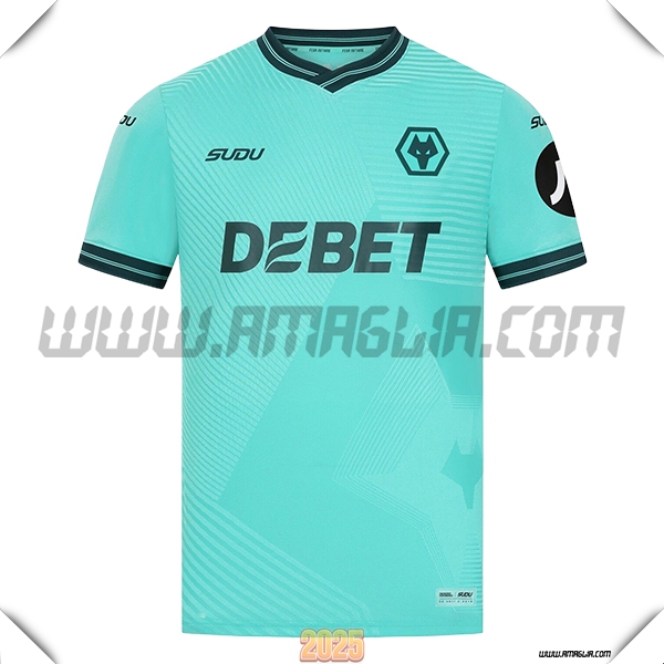 Nuovo Maglia da Wolves Seconda 2025 2026 Verde