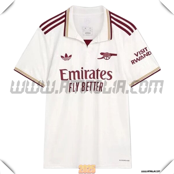 Nuovo Maglia da Arsenal Terzo 2025 2026 Bianco
