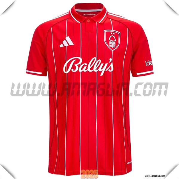 Nuovo Maglia da Nottingham Forest Prima 2025 2026 Rosso