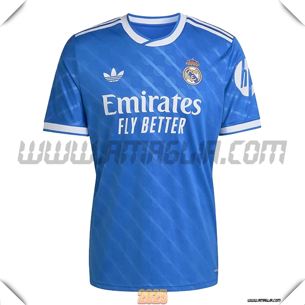 Nuovo Maglia da Real Madrid Terzo 2025 2026 Blu