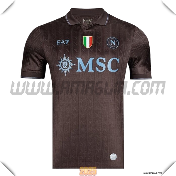 Nuovo Maglia da SSC Napoli Terzo 2025 2026 Marrone