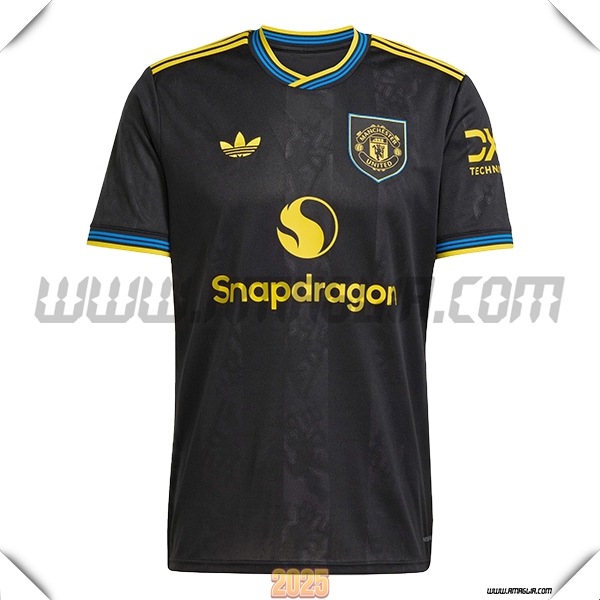 Nuovo Maglia da Manchester United Terzo 2025 2026 Nero