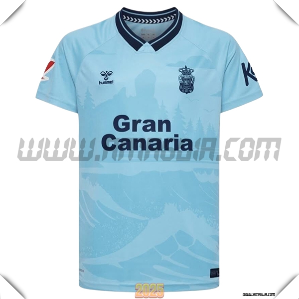 Nuovo Maglia da UD Las Palmas Terzo 2025 2026 Azzurro Chiaro