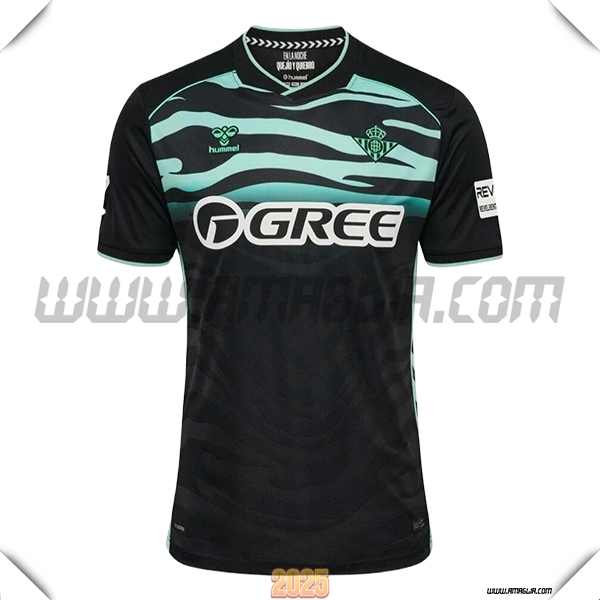 Nuovo Maglia da Real Betis Terzo 2025 2026 Nero