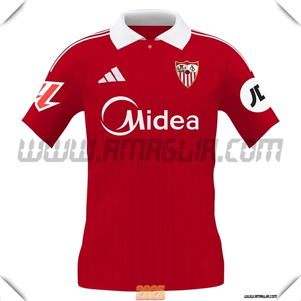 Nuovo Maglia da Sevilla FC Seconda 2025 2026 Rosso