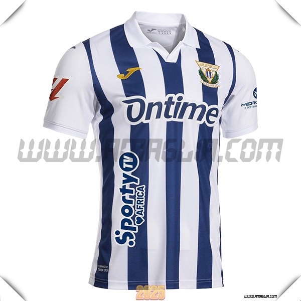 Prima Maglia Calcio CD Leganes 2025 2026 Bianco/Blu