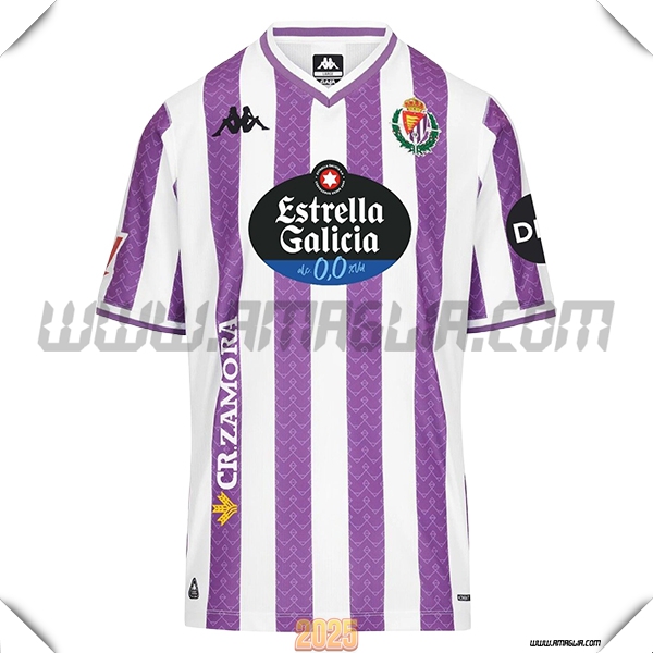 Nuovo Maglia da Real Valladolid Prima 2025 2026 Bianco/Viola