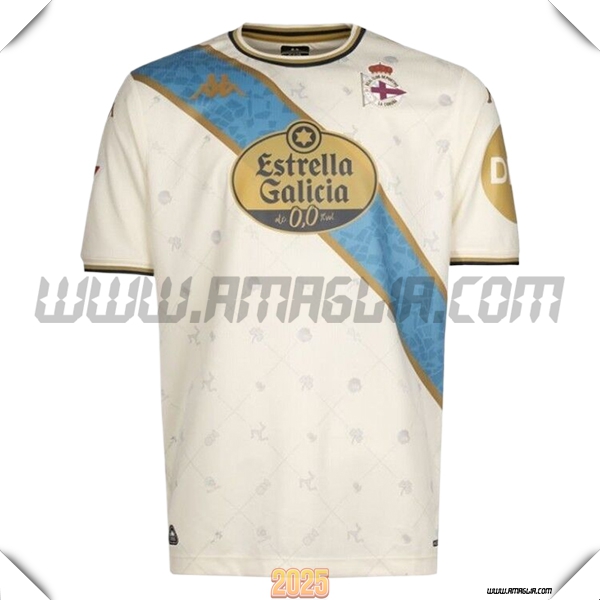Nuovo Maglia da Deportivo Terzo 2025 2026 Bianco