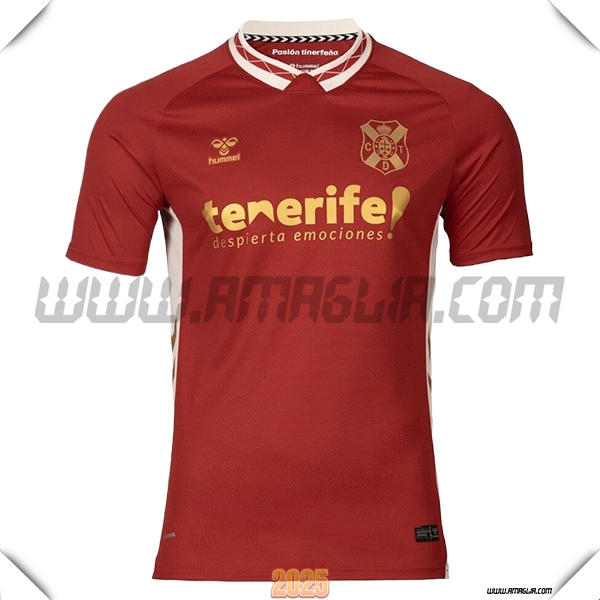 Nuovo Maglia da Tenerife Seconda 2025 2026 Rosso