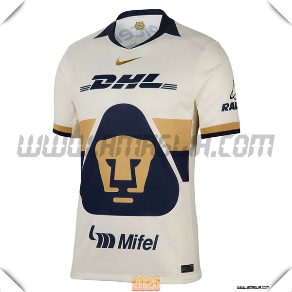 Nuovo Maglia da Pumas UNAM Prima 2025 2026 Bianco