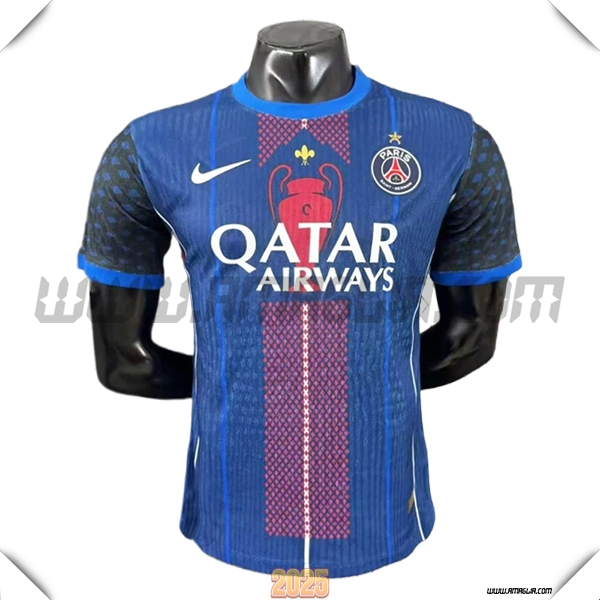 Maglia Calcio PSG Edizione Speciale Champions Blu 2025 2026