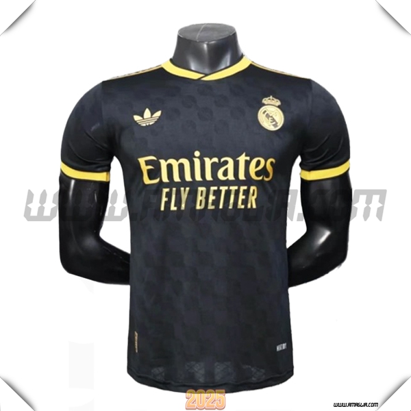 Maglia Calcio Real Madrid Edizione Speciale Nero 2025 2026