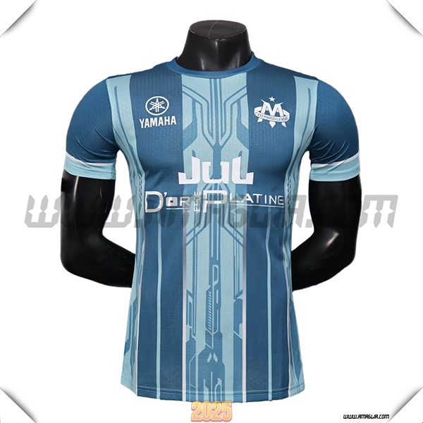 Maglia Calcio Marsiglia OM Edizione Speciale Azzurro Chiaro 2025 2026