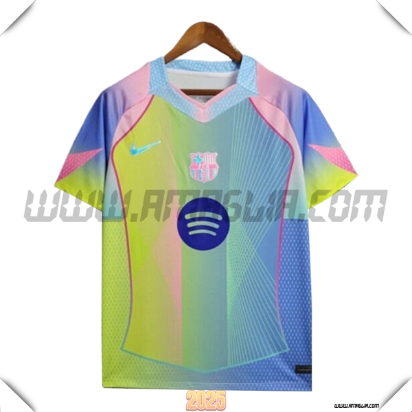 Maglia Calcio FC Barcellona Edizione Speciale Verde/Rosa 2025 2026