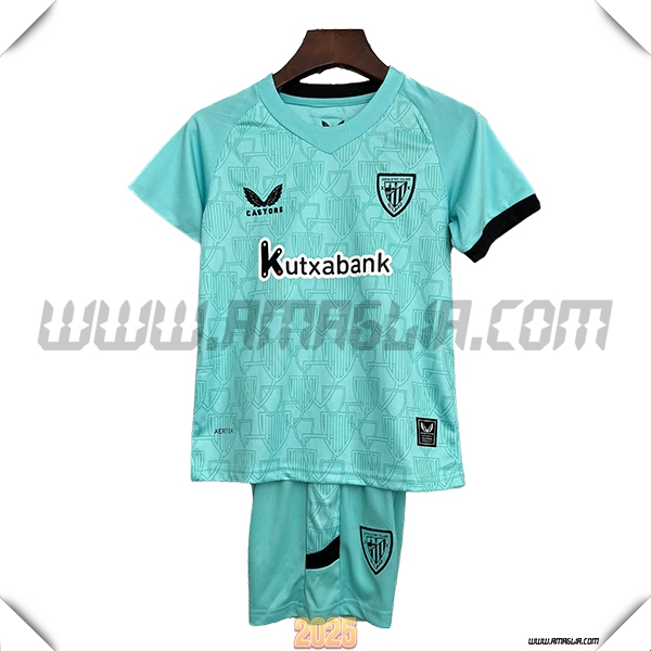 Nuovo Maglia da Athletic Bilbao Bambino Terzo 2025 2026 Verde