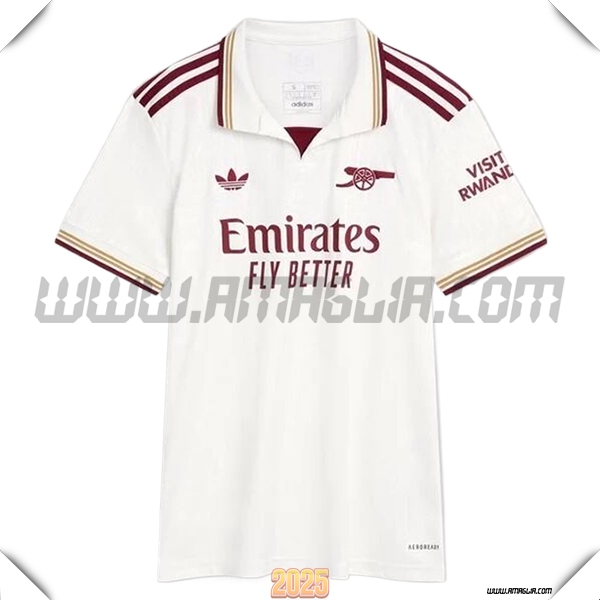 Nuovo Maglia da Arsenal Donne Terzo 2025 2026 Bianco
