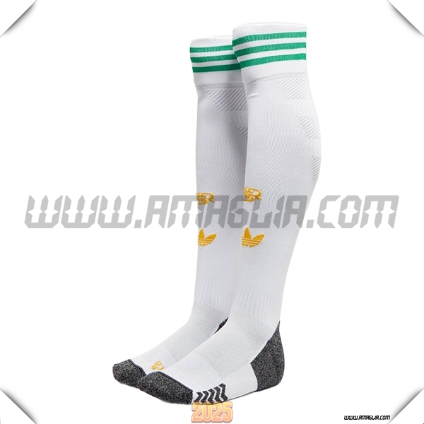 Terzo Calzini Calcio AS Roma 2025 2026 Bianco