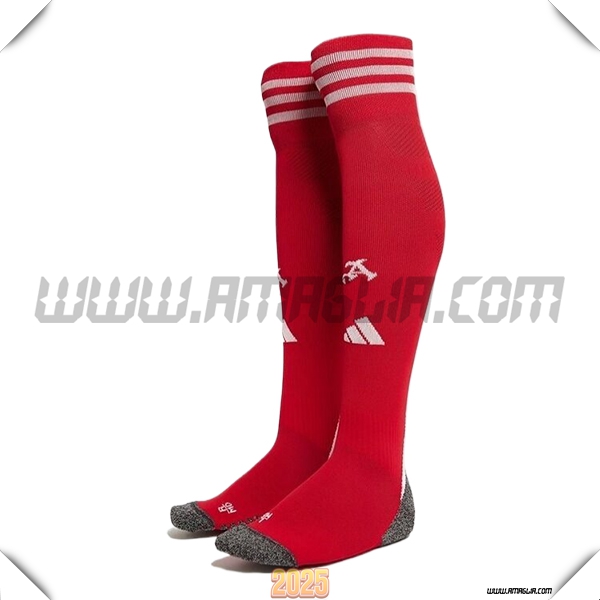 Prima Calzini Calcio FC Arsenal 2025 2026 Rosso