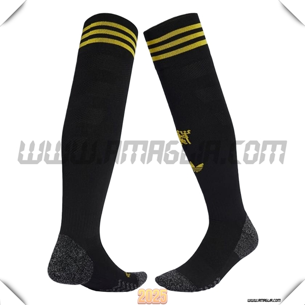 Terzo Calzini Calcio Manchester United 2025 2026 Nero