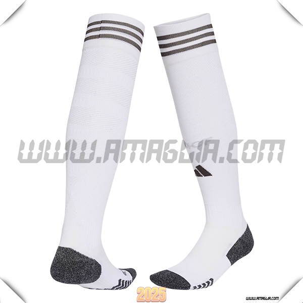 Prima Calzini Calcio Real Madrid 2025 2026 Bianco