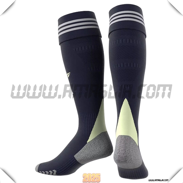 Seconda Calzini Calcio Real Madrid 2025 2026 Nero