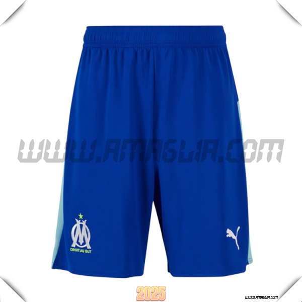 Terzo Pantaloncini Marsiglia OM 2025 2026 Blu