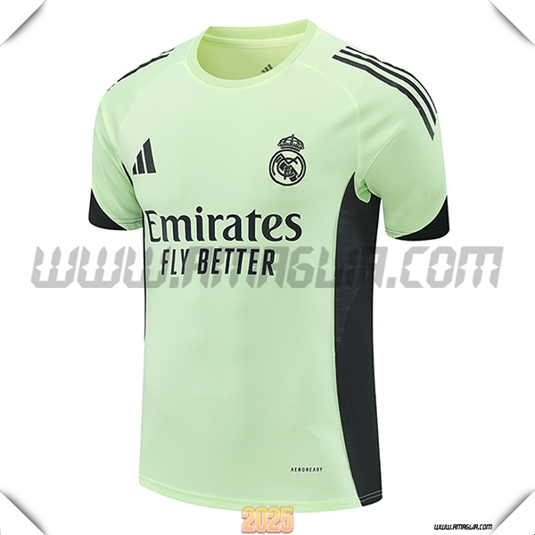 Maglietta Allenamento Real Madrid Verde/Nero 2025 2026 -02