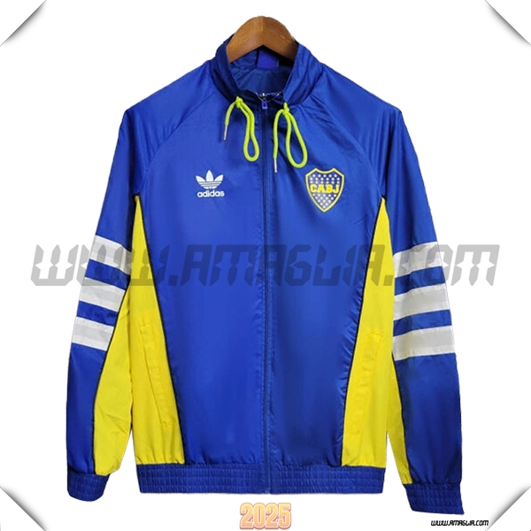 Giacca A Vento Boca Juniors Blu/Giallo/Bianco 2025 2026