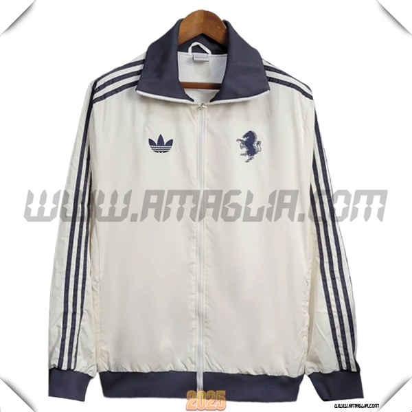 Giacca A Vento Juventus Beige/viola 2025 2026