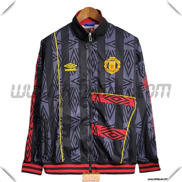 Giacca A Vento Manchester United Nero/viola/Rosso 2025 2026