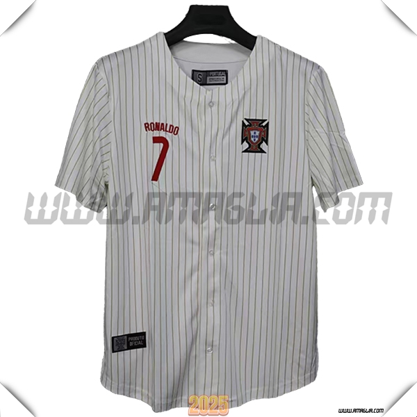 Maglia Squadra Portogallo Edizione Speciale Bianco 2025 2026