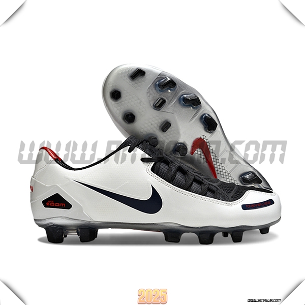 Nike Scarpe Da Calcio TOTAL 90 LASER FG Bianco/Nero