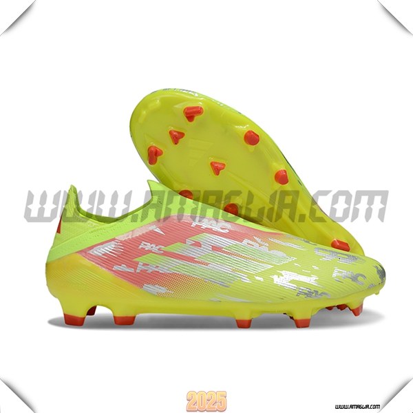 Adidas Scarpe Da Calcio F50 Elite Laceless FG Giallo/Arancia