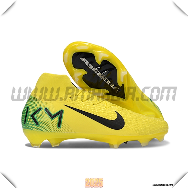 Nike Scarpe Da Calcio Air Zoom Mercurial Superfly IIX Elite FG Giallo/Verde/Nero