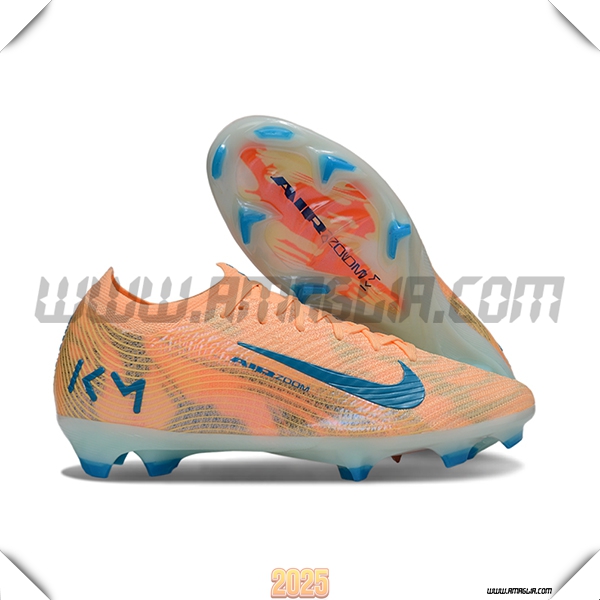 Nike Scarpe Da Calcio AIR Zoom Mercurial KM Vapor 16 Elite XXV FG Arancia/Blu